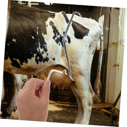 Toyvian 10pcs Livestock Stick Kick Management Push Button Spring Clip Kick Spring Clip for Cattle Cow Management Tool