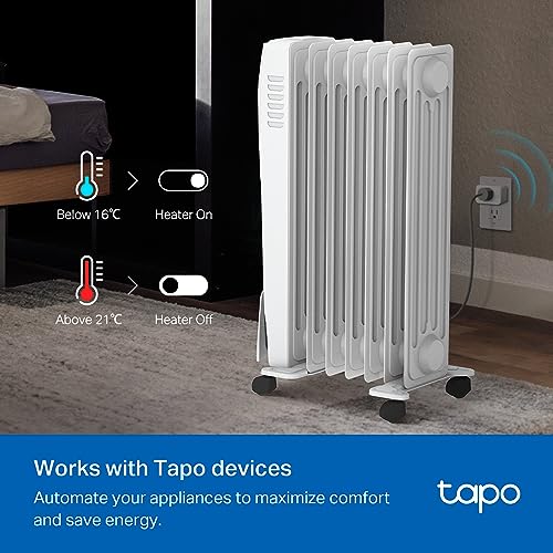 TP-Link Tapo Smart Temperature and Humidity Sensor T310, White, Requires Tapo Hub, High-Accuracy Swiss-Made Sensor, Real-Time Notifications, Free Data Storage, Long-Lasting Performance