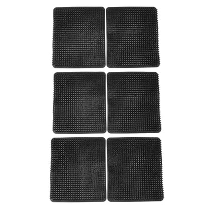 YOUTHINK 6 Pack Washable Nesting Pads, Chicken Nesting Boxes, 12.5 X 11.5 Inch Liners, Reusable Mats, Soft and Proof Water, Cushioned and Breathable, Scratch impervious, Easy to Cut (Black) - color: Black