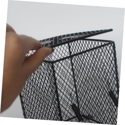 Hemoton Reptile Scald Lamp Shade PET Heating Lamp Guard for Reptiles and Poultry Sturdy Black Design Suitable for Terrariums