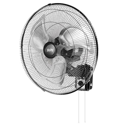 Xcity Wall Mount Fan 18", 3-Speed, Oscillating New Model | 4250 CFM, Heavy-duty Metal Blade , The New Model Features a More Powerful Motor and Has a Lifespan of 50,000 Hours. - size: 18'' Oscillating Pro