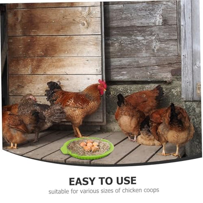 VANZACK Silicone Chicken Coop Mat Washable Bedding for Nesting Boxes Laying Pads for Chickens Roosting Box Liners Versatile