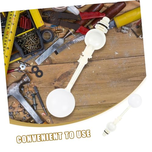 Adjustable Abs Float Valve with High Flow Rate for Automatic Water Level Control in Livestock Troughs and Hydroponics Tanks Plastic Construction Easy Installation
