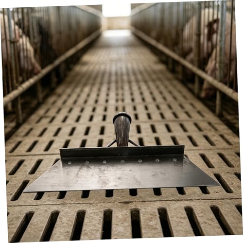 Ciieeo Heavy Duty Manganese Steel Farm Cleaning Shovel 38cm – Poultry and Livestock Manure Removal Scraper for Barn and Pasture Cleaning