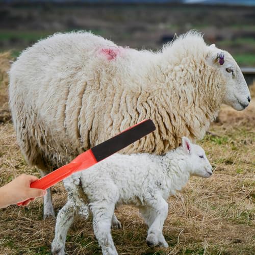 Kisangel Livestock Paddle 19.68In Lightweight Pasture Forcing Board with Ergonomic Handle for Pig Sheep Sorting and Farm Animal Handling