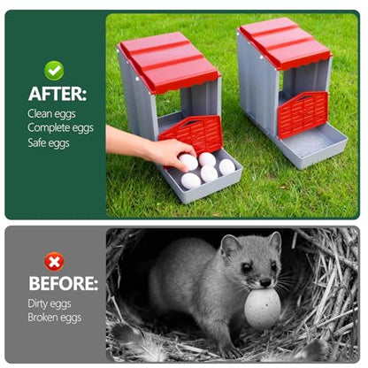 Chicken Nesting Box,Single-Pack Freely Combinable & Easy to Assemble Nesting Boxes for Chickens - size: Single