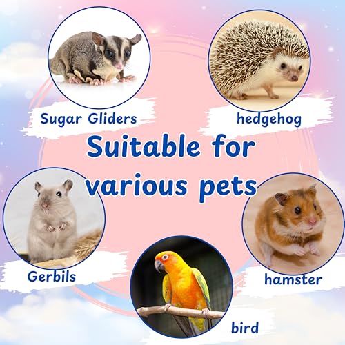 Treat Dispenser Rat Foraging Toy, Rat Enrichment Toys, Interactive Hide Treats Enrichment Toys for Rats Small Animals, Hanging Slow Feeder, Hamster Toy, Guinea Pig Accessories (M, Wood) - size: M