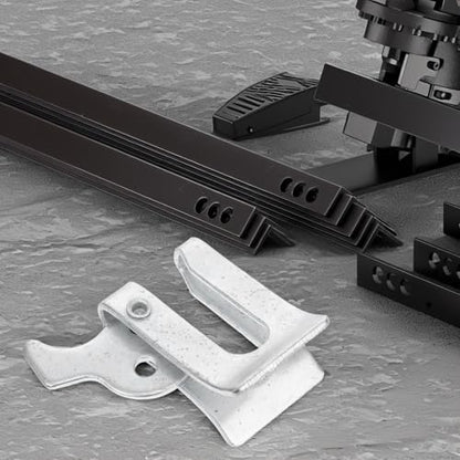 5pcs Piglet Nursery Fence Lock Gate Latch Lock Kit for Farrowing Crates and Fence Gates Made of Sturdy Galvanized Iron with Easy Operation and Secure Locking for Farm Applications