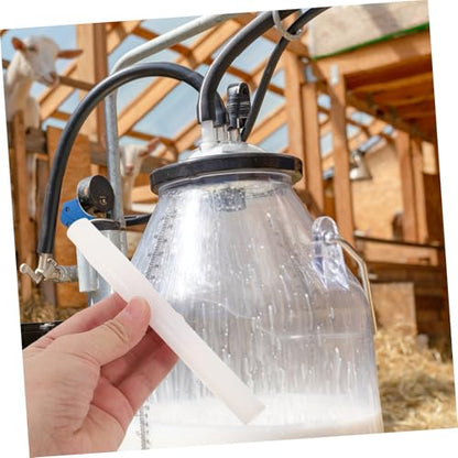 Abaodam 4pcs Milking Machine Accessories Rubber Milk Liner Tube Dairy Cow Goat Farm Milking Supplies Leak Easy to Use