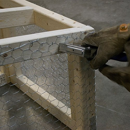 YARDGARD 2 Inch Poultry Netting, Chicken Wire Fence, 20 Gauge Galvanized Steel, Rabbit Fencing, Bird Enclosures, Garden Protection and Plant Support, 60 Inches x 150 Feet - size: 60 Inches x 150 Feet