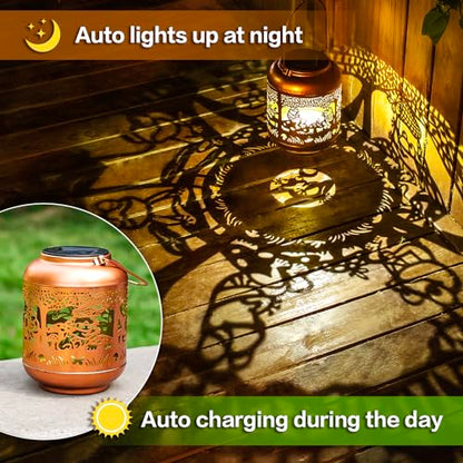 Frog Solar Lanterns Outdoor Waterproof,Hanging Solar Lights Frog Gifts for Women Men Metal LED Decorative Light for Yard,Patio,Lawn,Tabletop,Pathway,Landscape,Garden Decor - style: Frog