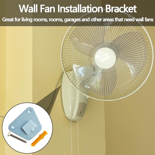 Wall Fan Mounting Bracket - Heavy Duty Universal Wall Fan Fixing Bracket, Easy to Install, Sturdy & Durable, Safe & Reliable(2 Pack)
