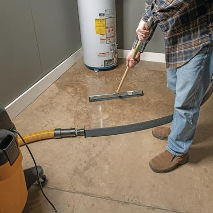 PIG Water Vacuum Barrier for Basement Flooding and Pressure Washing Indoor Spaces | Used with Wet/Dry Vacuum | Portable Water Removal | 4" W x 6’ L x 2.25" H | PM50805