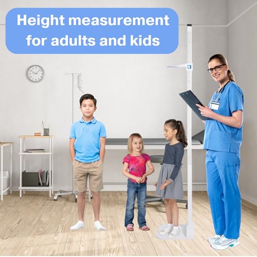 Height Measurement Tool, Height Measurement for Kids and Adults, Portable Stadiometer, Medical Office Aluminum Telescopic Measure Rod Device