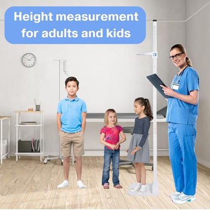 Height Measurement Tool, Height Measurement for Kids and Adults, Portable Stadiometer, Medical Office Aluminum Telescopic Measure Rod Device