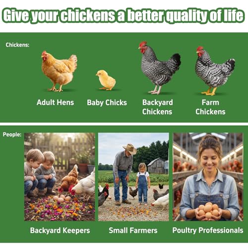 Premium Chicken Nesting Herbs (42oz Bulk Bag) – Calms Hens, Boosts Egg Laying, Natural Floral Scent, Freshens Coop, Nesting Herbs for Chicken Coop Pads & Bedding, Backyard Chicken Essential