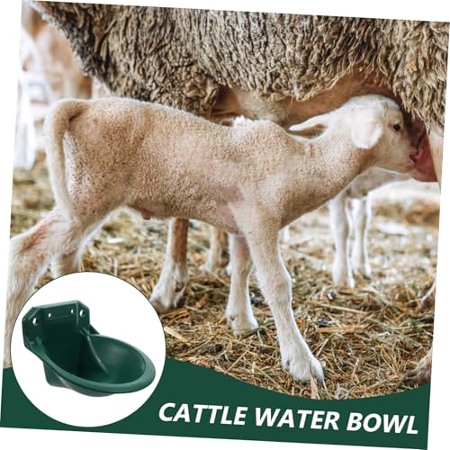 Plastic Sheep Water Bowl Livestock Drinking Feeder for Cattle Goats Sheep Easy to Clean Sturdy Design for Farm Use Automatic Water Dispenser Float Valve