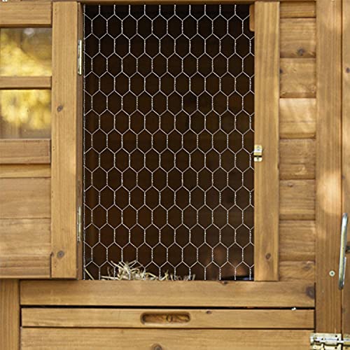 Fencer Wire 20 Gauge Galvanized Poultry Hex Netting with 2 inch Mesh - size: 3 ft. x 25 ft.