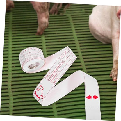 Toddmomy Measuring Tape for Horse and Livestock Cattle Pig Weight Tape Measure Portable Lightweight Easy to Use and Store