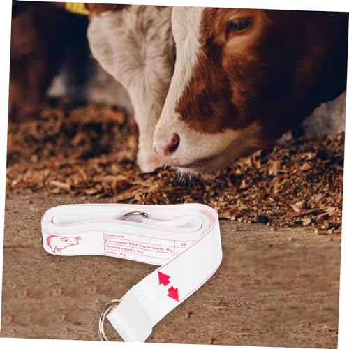 Animal Weight Tape Measure for Cattle and Pigs Farm Livestock Measuring Tape for Accurate Weight and Bust Measurements Durable and Easy to Use