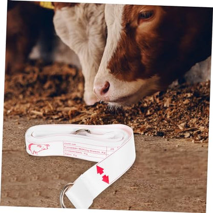 Animal Weight Tape Measure for Cattle and Pigs Farm Livestock Measuring Tape for Accurate Weight and Bust Measurements Durable and Easy to Use