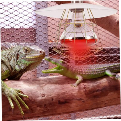 Heat Lamp Bulb Guard for Chickens Cover for Brooders Efficient Heat Dissipation Easy Installation Versatile Use Chicken Livestock Reptile Enclosures