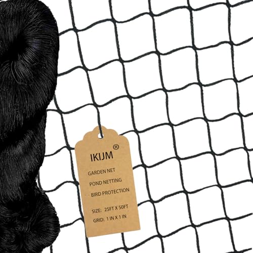 Bird Netting for Chicken Coop - 25x50ft Poultry Netting Garden Net | for Blueberry Bushes Fruit Tree Chicken Coop Roof Hawk Proof