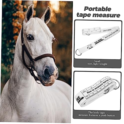 VICASKY Horse Tape Measure 8.2ft Professional Measure Tape Large Markings for Easy Reading Horse Height and Weight Measurement