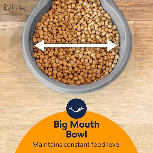 Petmate Replendish Gravity Feeder, 5 lb, Blue, Made in USA - color: Pearl Peacock Blue, size: 5 LB