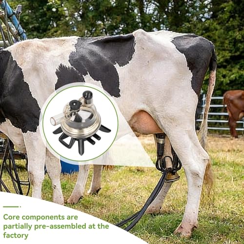 Cow Milking Claw, 150ml Goats Sheep Milk Collector Container Replacement Part Plastic Farm Tool for Mobile Trolley or Milking System