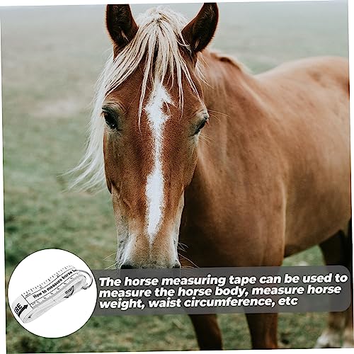 Sosoport Horse Measuring Tape for Accurate Bust Height and Weight Measurement Livestock Tape Measure and Farm Animals Easy to Carry and Use