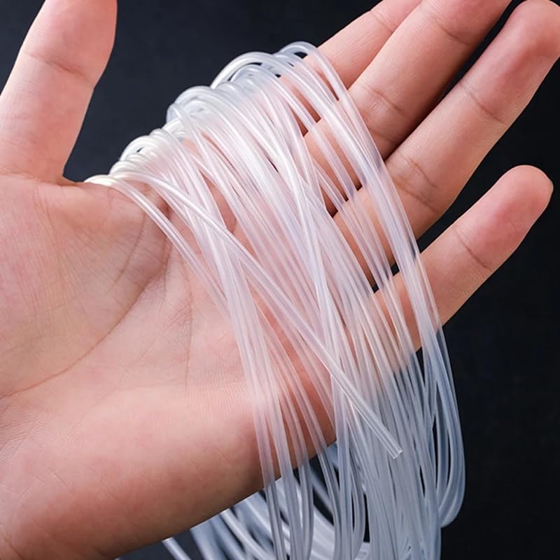 YSIL Silicone Tubing 1/4" ID×3/8" OD 10FT Food Grade Pure Silicone Tube Hose Flexible High Temp for Home Brewing, Winemaking, Beer Line, Aquaponics Kegarator - size: 1/4"ID×3/8"OD, style: 10 Feet Length