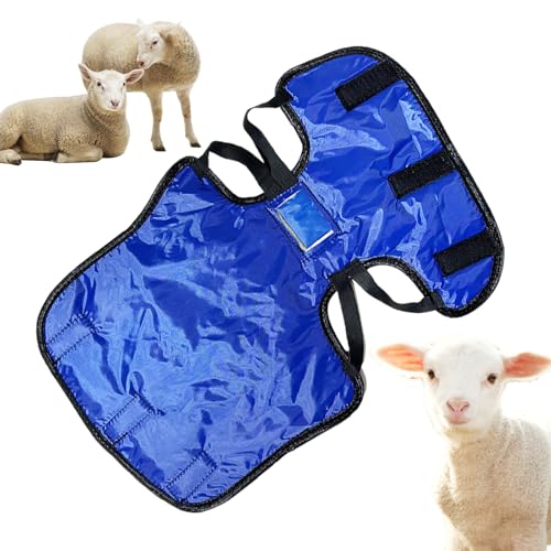 Calf Coat - Waterproof Warm Clothes for Young Livestock, Insulated Calf Warming Blanket for Barn Pasture Winter Outdoor Grazing Night Protection Against Rainy Seasons and Sudden Temperature Changes