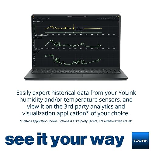YoLink Smart X3 Version Outdoor Temperature Data Logger with Probe, Thermometer, 1/4 Mile Range, 5+ Years Battery Life, Emails, Text, App Alerts, Alexa, IFTTT. Pool, Hot Tub, Fish Tank. Hub Required! - size: 5-Year Battery