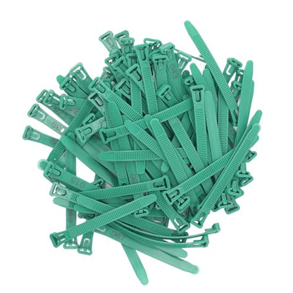 Keenso Chicken Leg Bands 1-100 Numbered Labels for Easy Breed Classification and Noise Reduction Pack of 100 (Green) - color: Green