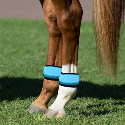 Reflective Leg Wraps - Soft Padded Band Edges, Long-Range LED Visibility Enhancement, Quick-Lock Strap Stability, Moisture-Resistant Outdoor Utility | Stable Path Safety in Low-Light Grazing Sessions