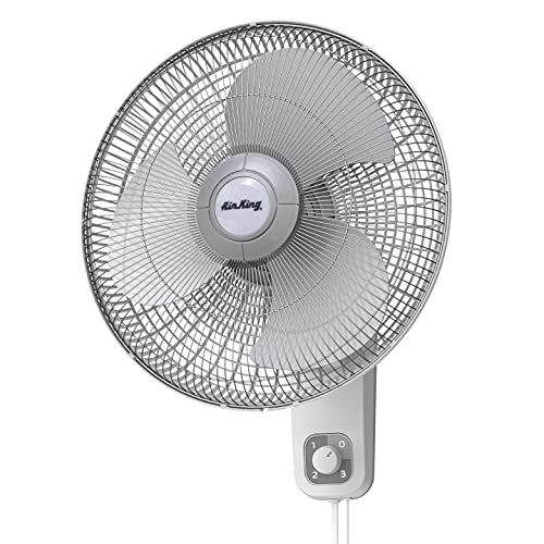 Air King 9016 Commercial Grade Oscillating Wall Mount Fan, 16-Inch - size: 16 inch, style: Classic