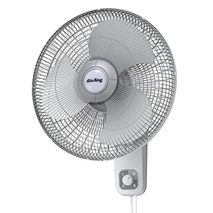 Air King 9016 Commercial Grade Oscillating Wall Mount Fan, 16-Inch - size: 16 inch, style: Classic