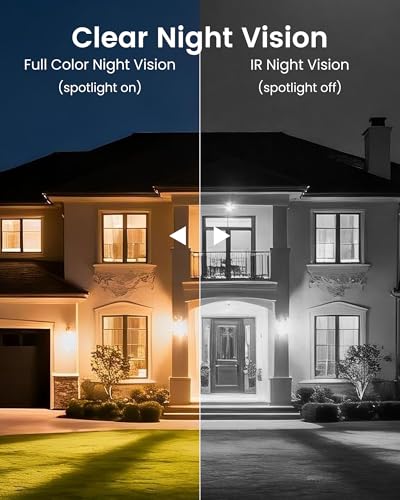 CasaCam Solar Security Camera | Outdoor Wireless, 2K+2K Dual Lens | Battery Powered, Dual PIR Sensors, Auto Tracking, 2.4G/5G WiFi, Color Night Vision, No Monthly Fee, SD & Cloud Storage, WS26