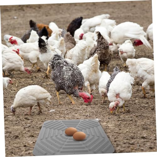 Toyvian Chicken Nesting Box Pad Washable Silicone Mat for Hen House and Nesting Liners for Chickens Fits Easy to Clean Comfortable Bedding for Laying Eggs