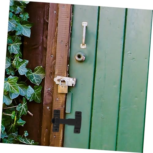 POPETPOP Stainless Steel Heavy Duty Barn Door Latch Lock Secure Flip Lock for Gates and Fences PET Cage Weather-Resistant Door Hardware