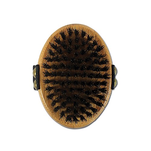 Bamboo Groom Palm Brush with Boar Bristles for Pets - style: Palm Brush with Boar Bristles