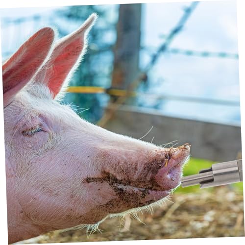 Heavy Duty Pig Drinking Fountain Pig Waterer Nipple Livestock Trough Feeder Nozzle for Cattle Sheep