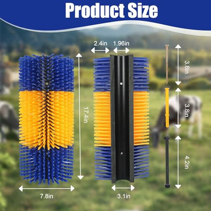 2PCS Livestock Scratching Brush, Cow, Horse, Goat, Livestock Brushes For Scratching, Horse Brush, Cow Brush, Goat Scratching Post, Animal Back Scratching