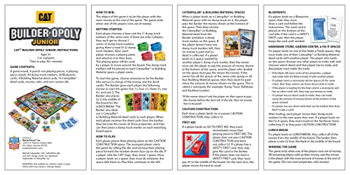 MasterPieces Kids & Family Board Games - Caterpillar Builder Opoly Jr. - Officially Licensed Board Games for Kids, & Family - style: Caterpillar Builder