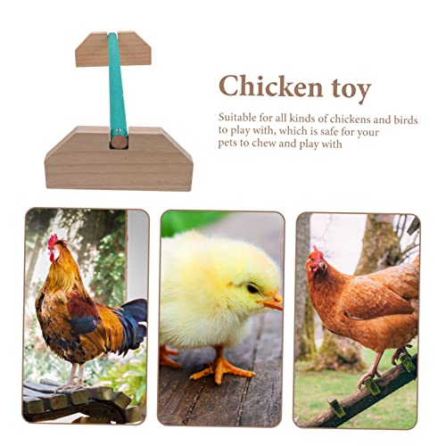 BESPORTBLE Chick Wooden Stick Chicken Roosting Perch Bird Stand Parrot Perch Chicken Supplies Safe Comfortable Roost