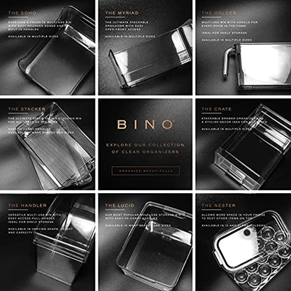 BINO Plastic Egg Container for Refrigerator - Clear, 13 Count, Sturdy, Durable - size: 13 Egg
