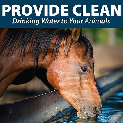 Airmax Stock Tank Defense, Livestock Water Trough Cleaner, Clean Drinking Tanks for Horse, Cattle, Goat & Chicken, Safe & Easy-to-Use Cleaning Tablet Treatment for Farming & Agricultural Use, 6 Tabs - size: 6 Tablets