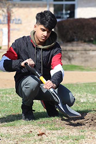Ashman Medium Square Shovel - 1 Pack, 27 Inch Length, D-Cup Handle, Sturdy, Comfortable, Durable Handle, Built to Last - size: 1 Pack, style: Small Transfer Shovel