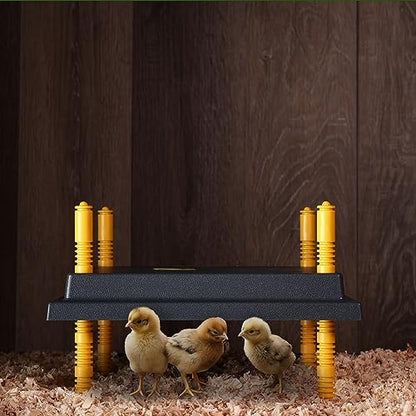 Rural365 Chick Heating Plate Brooder Plate - 12 Inch Brooder Heat Plate for Chicks and Ducklings with Adjustable Height - size: 12 x 12 Inch